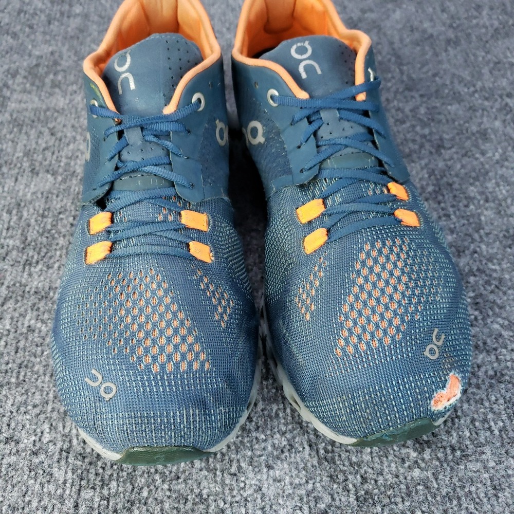 On Cloud X Shoes Mens‎ Size 9 Blue Orange Running Sneakers Lightweight - Picture 16 of 16
